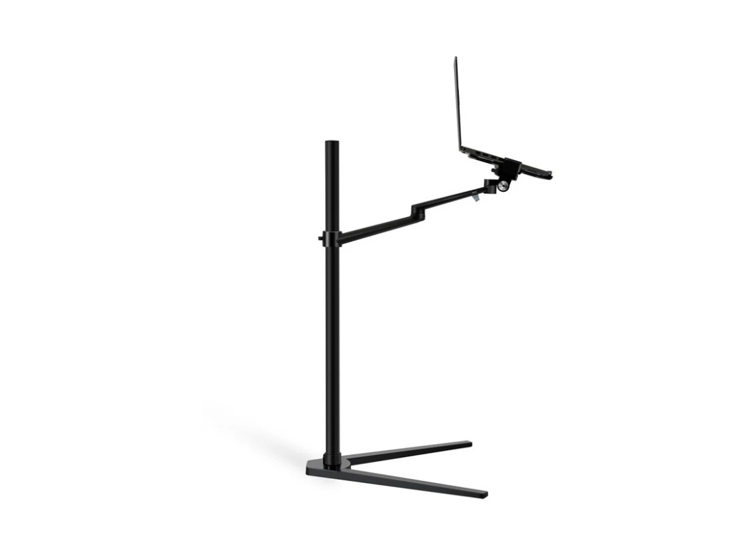 Upergo UP-8A Floor Stand for Laptop, Tablet & Phone – Black Qatar Upergo UP-8A Floor Stand for Laptop, Tablet & Phone – Black Qatar